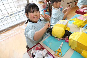 作品展の制作活動　たんぽぽ