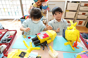 作品展の制作活動　たんぽぽ