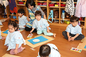 絵画教室　楽しかったね　ひよこ