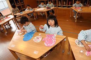 作品展の制作活動　あひる