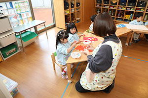 作品展の制作活動　あひる