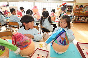 作品展の制作活動　ひまわり