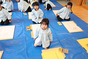 絵画教室　うさぎ・りす・ことり