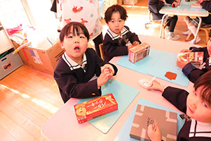 作品展の制作活動　うさぎ