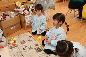 作品展のかんばんの制作　ぱんだ