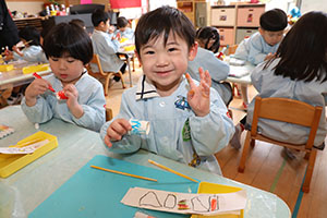 作品展の制作活動　ことり