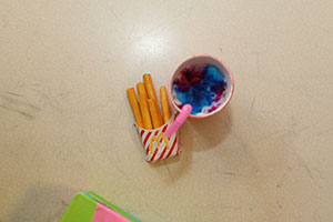 作品展の制作活動　ことり