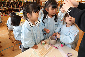 作品展の制作活動　ことり