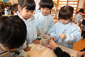 作品展の制作活動　ことり