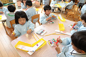 作品展の制作活動　ことり