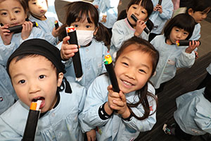 恵方巻を作りました　ぱんだ