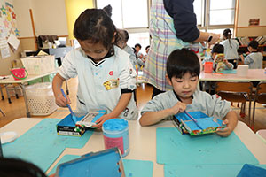 作品展の制作活動　たんぽぽ