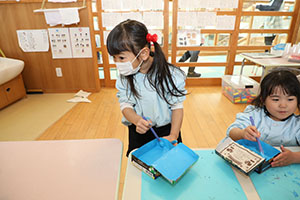 作品展の制作活動　たんぽぽ