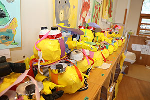 作品展の制作活動　たんぽぽ