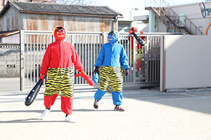 節分　みんなで豆まきをしました　全園児　　NO．1