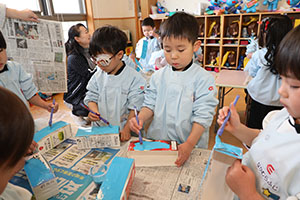 作品展の制作活動　ばら