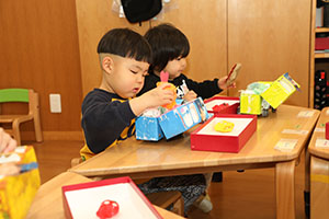 作品展の制作活動　ひよこ