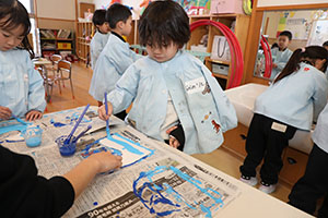 作品展の制作活動　ばら