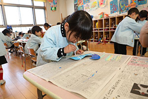 作品展の制作活動　ばら