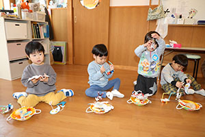 完成した作品で遊びました🎵　ぺんぎん