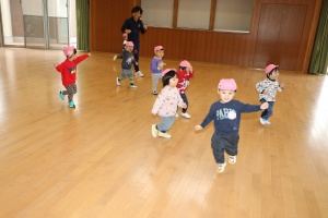 体操教室　楽しかったね　ひよこ