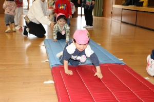 体操教室　楽しかったね　ひよこ
