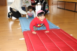 体操教室　楽しかったね　ひよこ