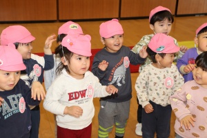 体操教室　楽しかったね　ひよこ