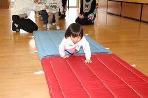 体操教室　楽しかったね　ひよこ