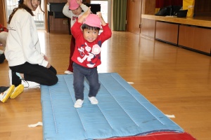 体操教室　楽しかったね　ひよこ