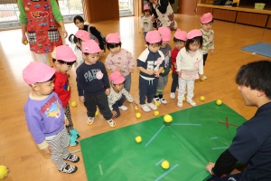 体操教室　楽しかったね　ひよこ