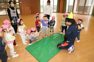 体操教室　楽しかったね　ひよこ