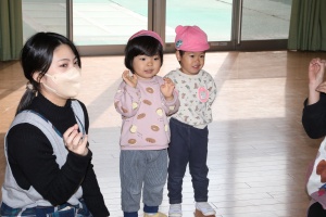 体操教室　楽しかったね　ひよこ