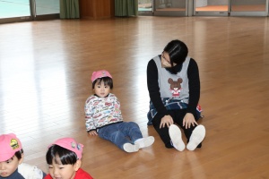 体操教室　楽しかったね　ひよこ