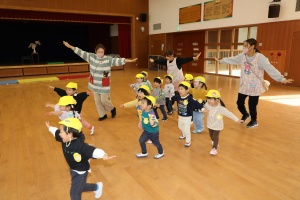 体操教室　楽しかったね　あひる