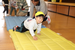 体操教室　楽しかったね　あひる