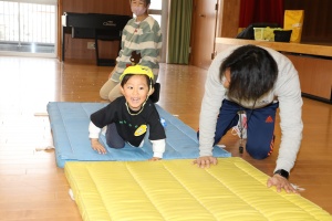 体操教室　楽しかったね　あひる