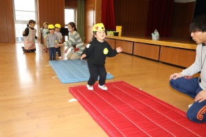 体操教室　楽しかったね　あひる