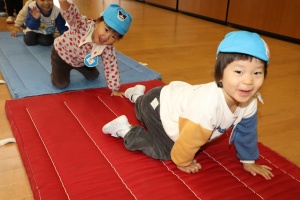 体操教室　楽しかったね　ぺんぎん