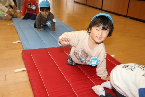 体操教室　楽しかったね　ぺんぎん