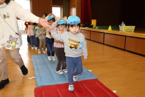 体操教室　楽しかったね　ぺんぎん