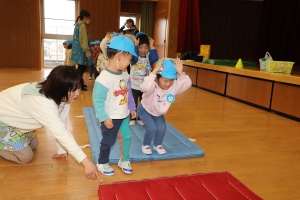 体操教室　楽しかったね　ぺんぎん