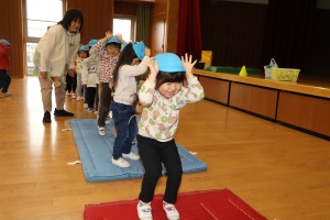 体操教室　楽しかったね　ぺんぎん