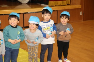 体操教室　楽しかったね　ぺんぎん