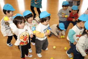 体操教室　楽しかったね　ぺんぎん