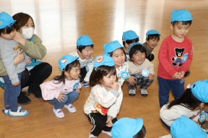 体操教室　楽しかったね　ぺんぎん