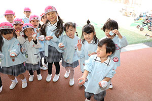 氷ができたよ　ばら