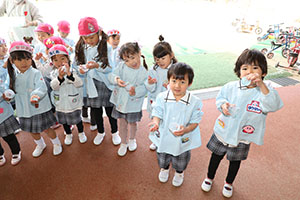 氷ができたよ　ばら