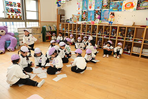 カードめくり競争　すみれ