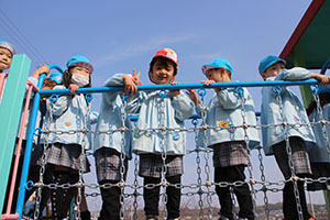 お散歩へでかけました　さくら・りす